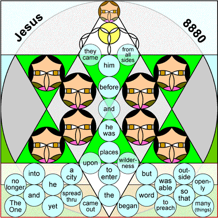 Mark 1:45d